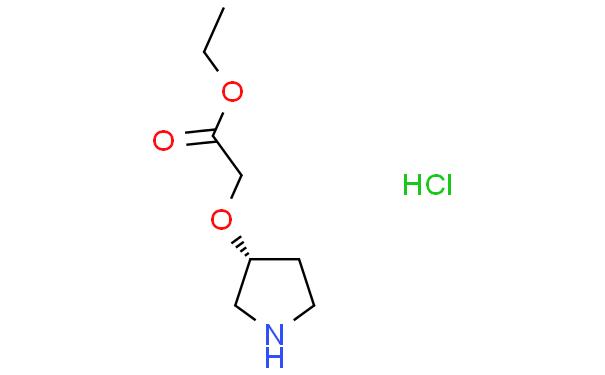 (R)-ethyl 2-(pyrrolidin-3-yloxy)acetate hydrochloride