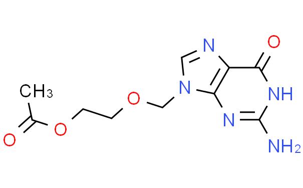 2-[(2-amino-6-oxo-1,6-dihydro-9H-purin-9-
yl)methoxy]ethyl acetate