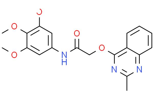 2-((2-methylquinazolin-4-yl)oxy)-N-(3,4,5-trimethoxyphenyl)acetamide