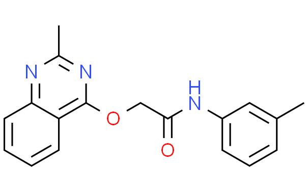 N-(3-methylphenyl)-2-(2-methylquinazolin-4-yl)oxyacetamide