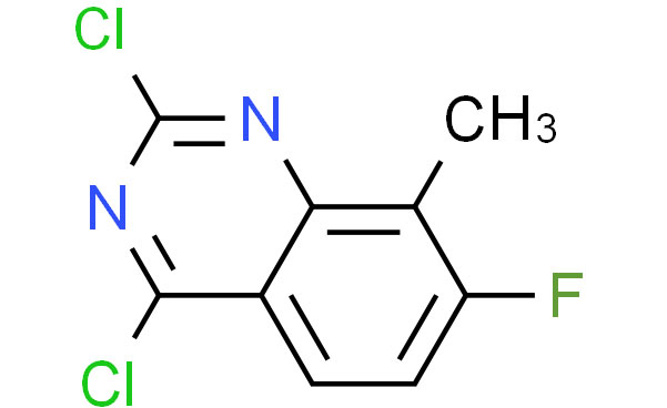 2,4-dichloro-7-fluoro-8-methylquinazoline