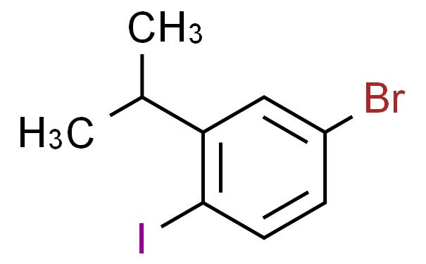 4-溴-1-碘-2-异丙基苯