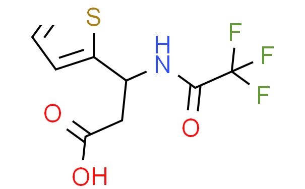 3-(Thiophen-2-yl)-3-(2,2,2-trifluoroacetamido)propanoic acid