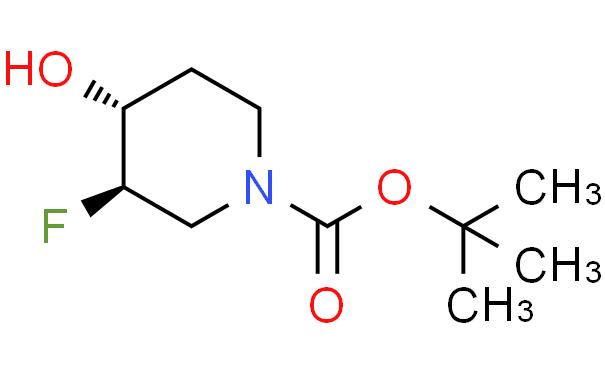 跨叔丁基-3-氟-4-羟基哌啶-1-羧酸