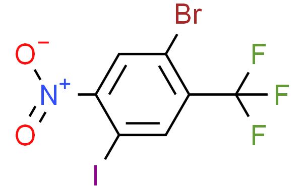 1-溴-4-碘-5-硝基-2-(三氟甲基)苯
