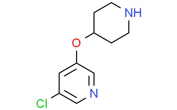 3-chloro-5-(piperidin-4-yloxy)pyridine