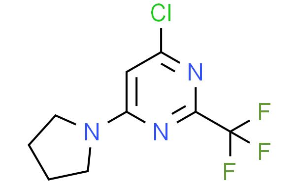 4-氯-6-(1-吡咯基)-2-三氟甲基嘧啶