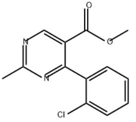 5-Pyrimidinecarboxylic acid, 4-(2-chlorophenyl)-2-methyl-, methyl ester
