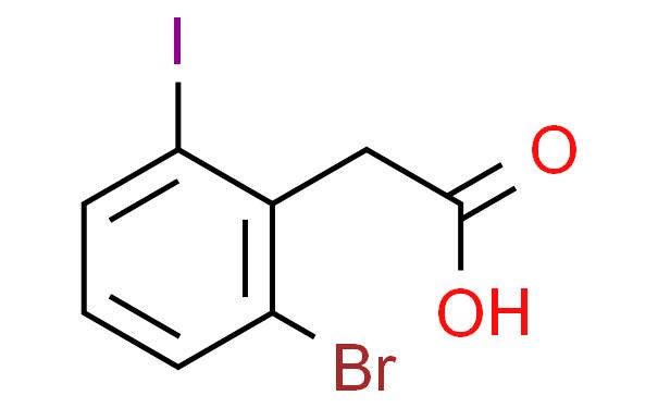 Benzeneacetic acid, 2-bromo-6-iodo-