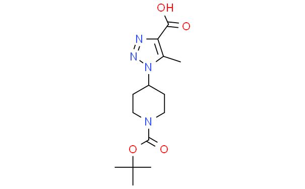4-(4-Carboxy-5-methyl-[1,2,3]triazol-1-yl)-piperidine-1-carboxylic acid tert-butyl ester