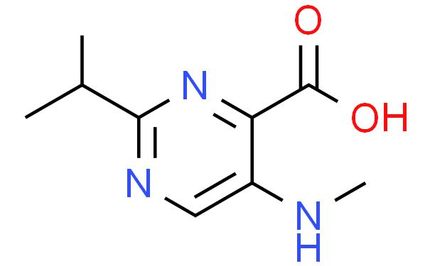 4-Pyrimidinecarboxylic acid, 5-(methylamino)-2-(1-methylethyl)-