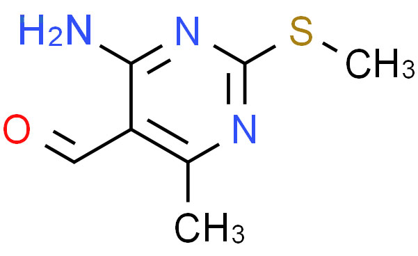4-Amino-6-methyl-2-methylsulfanyl-pyrimidine-5-carbaldehyde