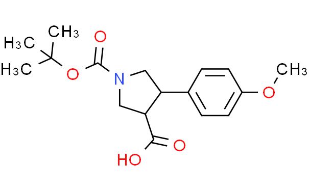 (3S,4R)-1-(TERT-BUTOXYCARBONYL)-4-(4-METHOXYPHENYL)PYRROLIDINE-3-CARBOXYLIC ACID