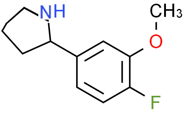 2-(4-Fluoro-3-methoxy-phenyl)-pyrrolidine