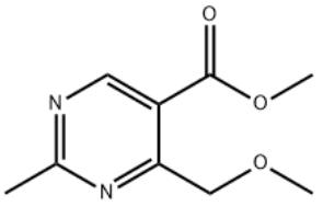 5-Pyrimidinecarboxylic acid, 4-(methoxymethyl)-2-methyl-, methyl ester