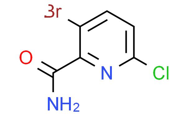 3-溴-6-氯吡啶-2-甲酰胺