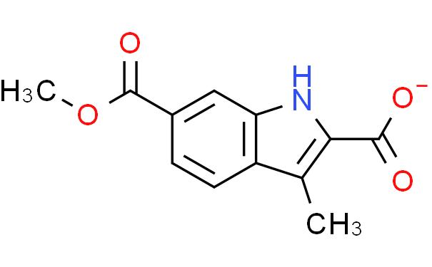 3-甲基-6-甲氧基羰基吲哚-2-羧酸