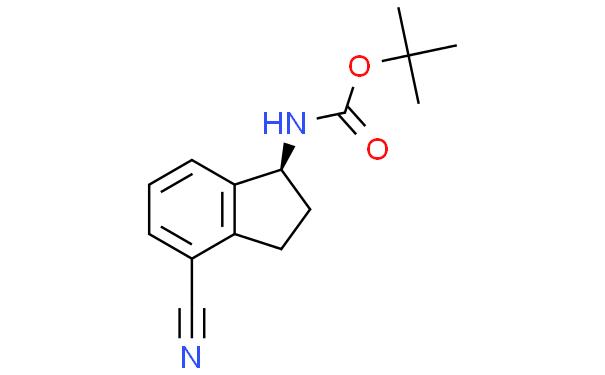(R)-tert-butyl (4-cyano-2,3-dihydro-1H-inden-1-yl)carbamate