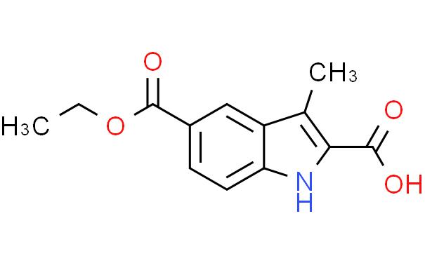 5-(乙氧基羰基)-3-甲基-1H-吲哚-2-羧酸