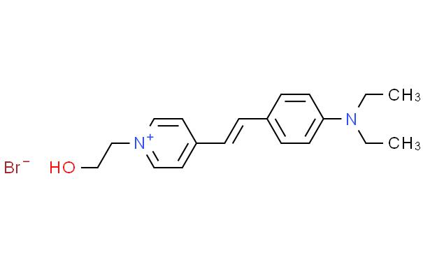 Pyridinium, 4-[2-[4-(diethylamino)phenyl]ethenyl]-1-(2-hydroxyethyl)-, bromide