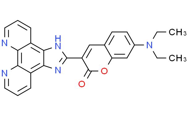 7-(二乙氨基)-3-(1H-咪唑并[4,5-F][1,10]菲咯啉-2-基)-2H-1- 苯并吡喃-2-酮