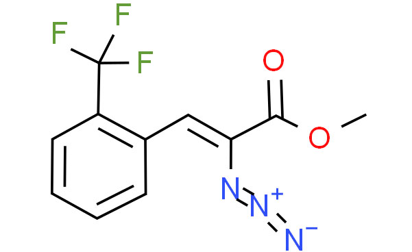 2-Propenoic acid, 2-azido-3-[2-(trifluoromethyl)phenyl]-, methyl ester