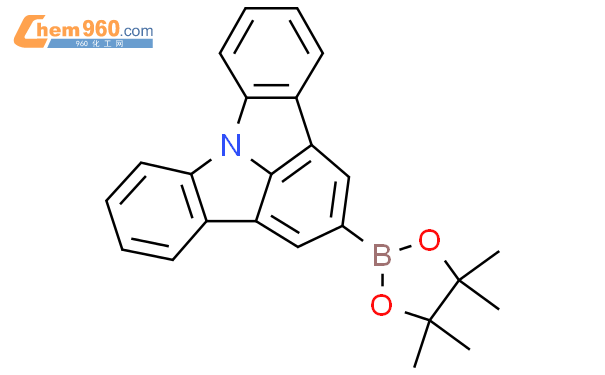 2-(4,4,5,5-四甲基-1,3,2-二氧硼杂环戊烷-2-基)吲哚并[3,2,1-jk]咔唑