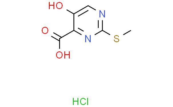 5-羟基-2-甲硫基嘧啶-4-甲酸盐酸盐