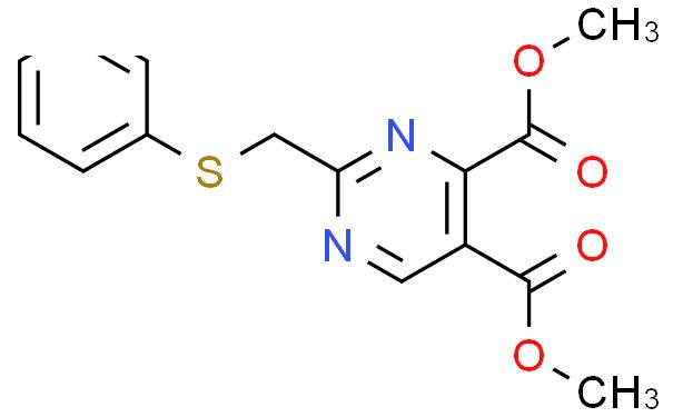 4,5-Pyrimidinedicarboxylic acid, 2-[(phenylthio)methyl]-, 4,5-dimethyl ester