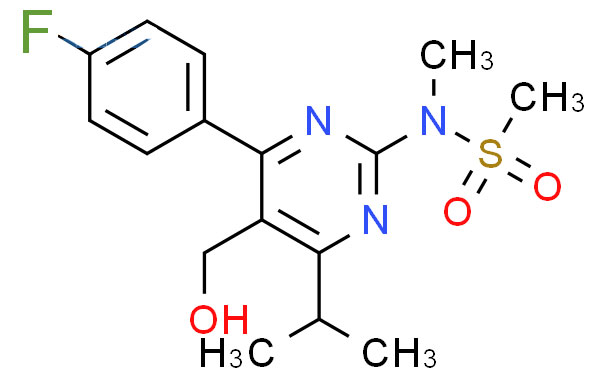 4-(4-Fluorophenyl)-6-isopropyl-2-[(N-methyl-n-methylsulfonyl)amino]pyrimidine-5-yl-methanol