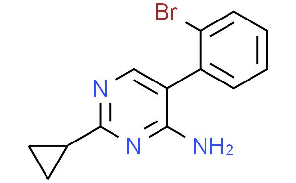 5-(2-bromophenyl)-2-cyclopropylpyrimidin-4-amine