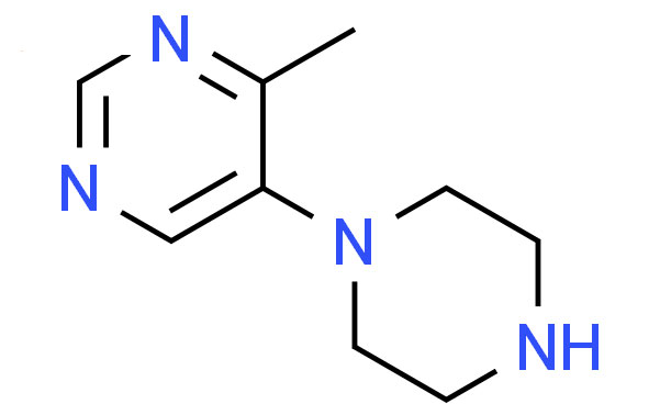 Pyrimidine, 4-methyl-5-(1-piperazinyl)-