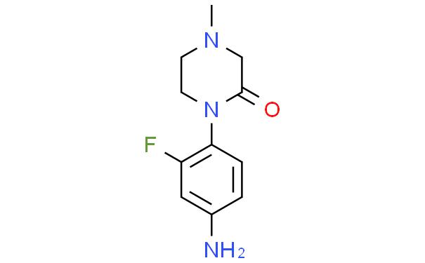 1-(4-Amino-2-fluorophenyl)-4-methylpiperazin-2-one