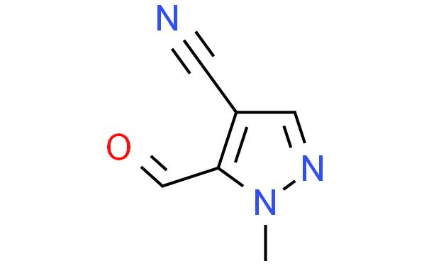 1H-Pyrazole-4-carbonitrile, 5-formyl-1-methyl-