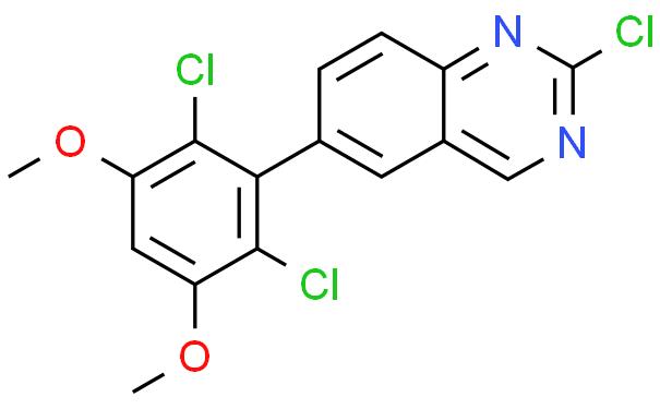 2-chloro-6-(2,6-dichloro-3,5-dimethoxyphenyl)quinazoline