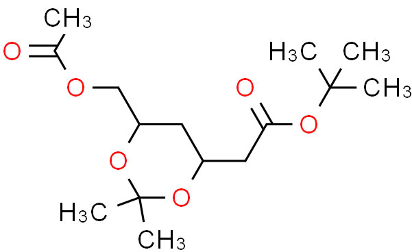 (4R-cis)-6-[(乙酰氧基)甲基]-2,2-二甲基-1,3-二氧六环-4-乙酸叔丁酯