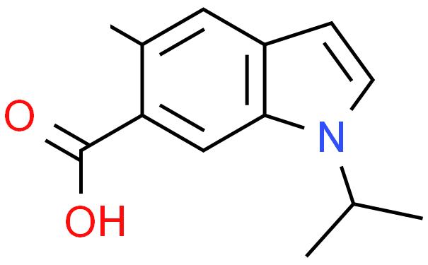 1H-Indole-6-carboxylic acid, 5-methyl-1-(1-methylethyl)-
