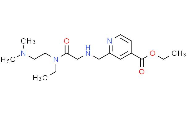 ethyl 2-(((2-((2-(dimethylamino)ethyl)(ethyl)amino)-2-oxoethyl)amino)methyl)isonicotinate