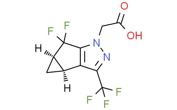2-((3BS,4AR)-5,5-二氟-3-(三氟甲基)-3B,4,4A,5-四氢-1H-环丙烯并[3,4]环戊二烯并[1,2-C]吡唑-1-基)乙酸