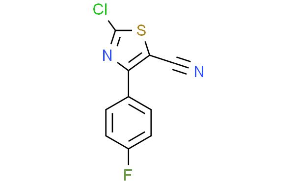 2-chloro-4-(4-fluorophenyl)thiazole-5-carbonitrile