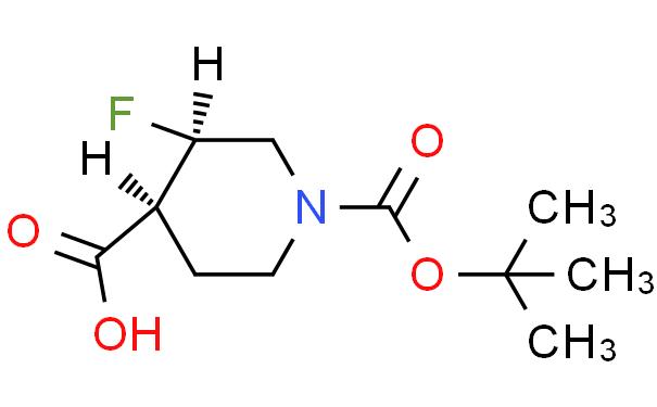 cis-1-(tert-Butoxycarbonyl)-3-fluoropiperidine-4-carboxylicacid