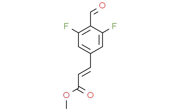 (E)-Methyl3-(3,5-difluoro-4-formylphenyl)acrylate