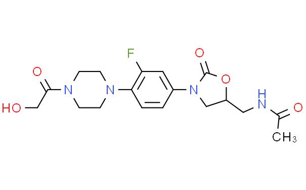 N-[[(5S)-3-[3-氟-4-[4-(2-羟基乙酰基)-1-哌嗪基]苯基]-2-氧代-5-噁唑烷基]甲基]-乙酰胺