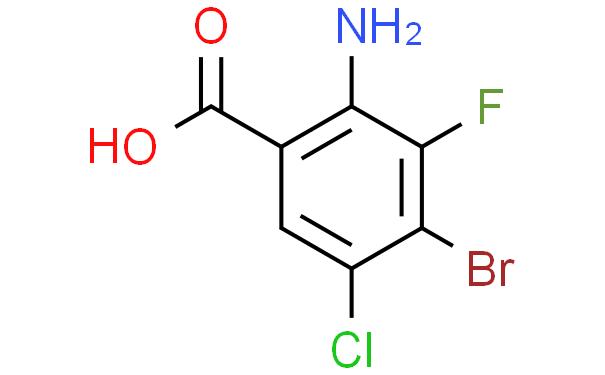 2-Amino-4-bromo-5-chloro-3-fluoro-benzoic acid