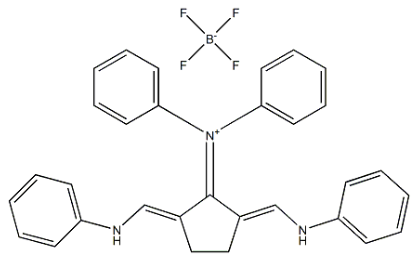 N-[2,5-双(苯胺基乙烯)环戊烯]-N-苯基-苯基-苯胺四氟硼酸盐