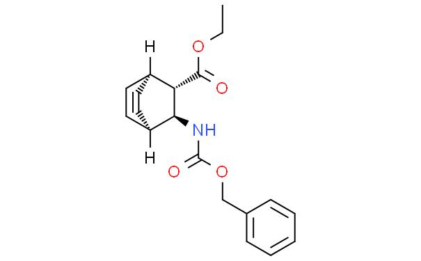 ethyl (1S,2S,3S,4R)-3-(((benzyloxy)carbonyl)amino)bicyclo[2.2.2]oct-5-ene-2-carboxylate