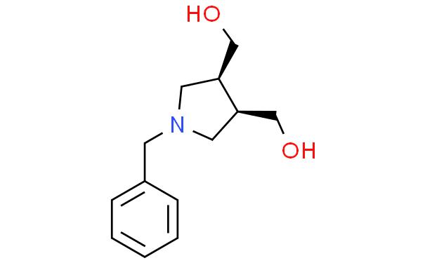 3,4-Pyrrolidinedimethanol, 1-(phenylmethyl)-, (3R,4S)-rel-