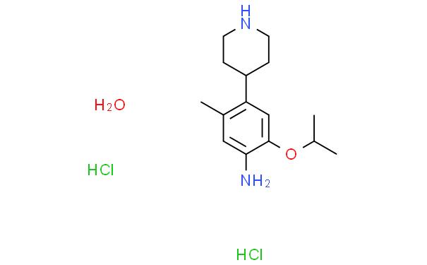 2-异丙氧基-5-甲基-4-(哌啶-4-基)苯胺二盐酸盐水合物
