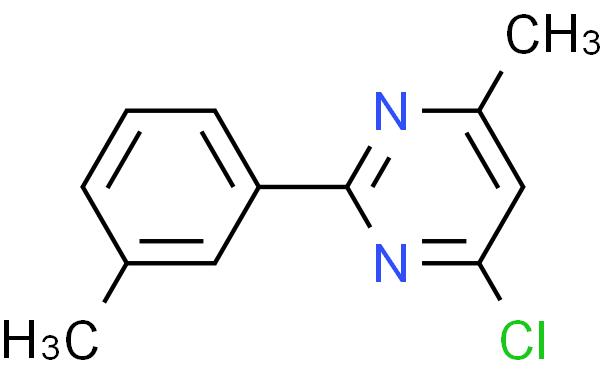 4-CHLORO-6-METHYL-2-(3-METHYLPHENYL)PYRIMIDINE