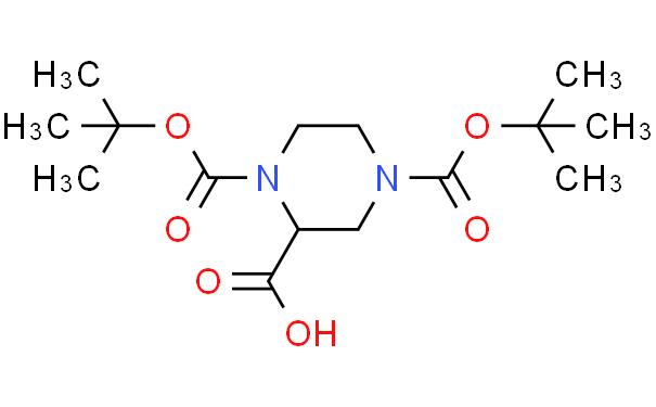 1,4-Bis(tert-butoxycarbonyl)piperazine-2-carboxylicacid